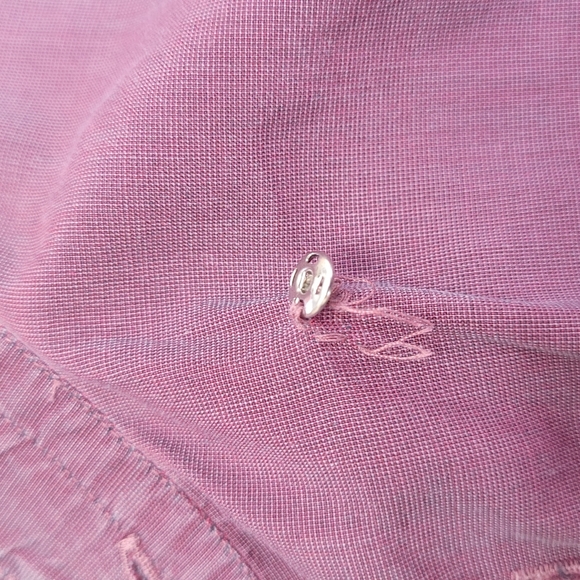 Giorgio Armani - Italian made dress shirt. US L. 16 / 41. Purple with blue tinge - Picture 10 of 10